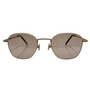 サンローランパリ Saint Laurent Paris ラウンド型 カラーサングラス SL128 ゴールド サイズ：FREE