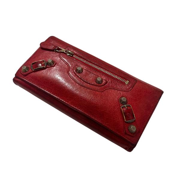 バレンシアガ BALENCIAGA 長財布 253054 レッド