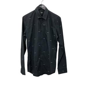 フェンディ FENDI 長袖シャツ FS0581 6P4 ブラック サイズ：39
