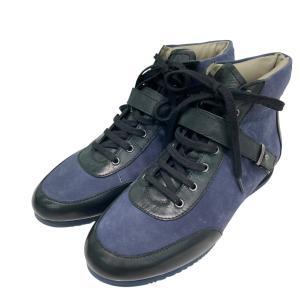 ジルサンダー JIL SANDER ハイカットスニーカー ネイビーブラック サイズ：36(23cm相当）