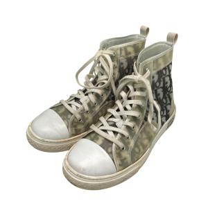 クリスチャンディオール Christian Dior ハイカットスニーカー MM 0919 ホワイト×グレー サイズ：36(23cm相当）