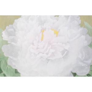 【真作】松尾敏男 「紅向富貴」 日本画 F6号...の詳細画像1