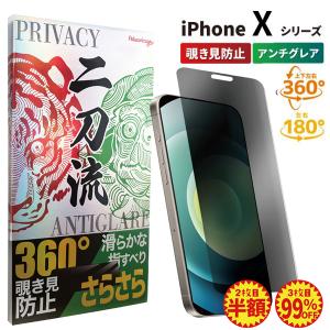 【2枚目半額・3枚目99%OFF】 iPhone 保護フィルム ガラスフィルム iPhoneX iPhoneXS iPhoneXR iPhoneXSMax iPhone 二刀流 覗き見防止 アンチグレア マット