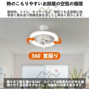 シーリングファンライト 調光調色 扇風機 シーリングライト 軽量 薄型 小型 シーリングファンライト LED 6~8畳 小型 20W 高輝度4000lm
