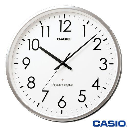 CASIO カシオ ウェーブセプター 壁掛け 電波時計 2000J シルバー