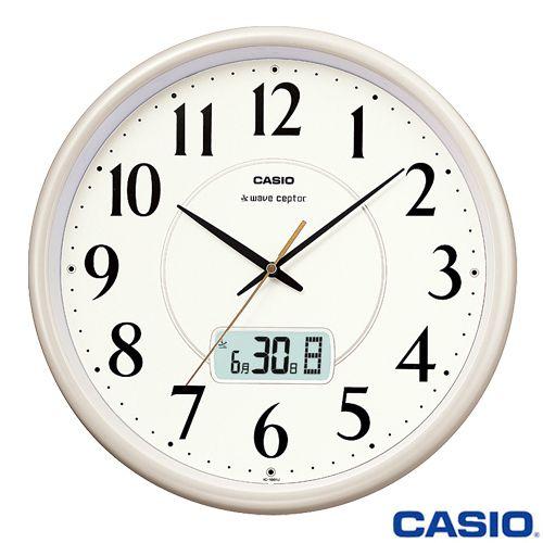 CASIO カシオ ウェーブセプター 壁掛け 電波時計 月・日・曜日表示 1001J