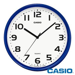 カシオ 壁掛け時計 24 (ブルー) シンプル スタンダード 掛時計｜king
