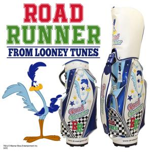 LOONEY TUNES ロードランナー キャディバッグ ルーニーテューンズ ROAD RUNNER CB LTCM003 9型 46インチ対応 ワーナーブラザーズ キャラクター｜king