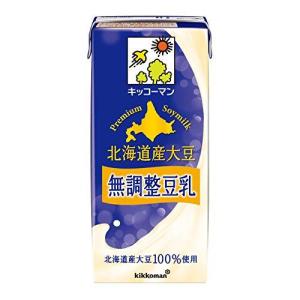 キッコーマン 北海道産大豆 無調整豆乳 1000ml 紙パック × 6本の商品画像