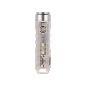 RovyVon Aurora A5x の発光体、650ルーメンの屋外ミニEDC充電式高輝度多機能懐中電灯、読書灯と赤い警告灯、ギフトとしてのアイデア