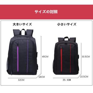 カメラバッグ 一眼レフ カメラリュック メンズ...の詳細画像5
