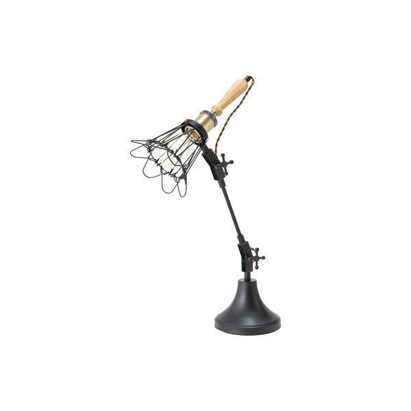 照明器具 テーブルライト 幅28.5〜50.5cm 天然木 スチール アルミ 電球付き テーブルラン...