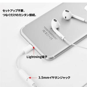 iPhone ライトニング 3.5mm ピンプ...の詳細画像2