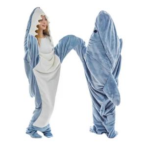 サメの着ぐるみ寝袋 サメ 4サイズ 部屋着 パジャマ ルームウェア 歩ける 洗濯可 かわいい ユニーク###サメYMT-SMS-###｜kingdom-sp