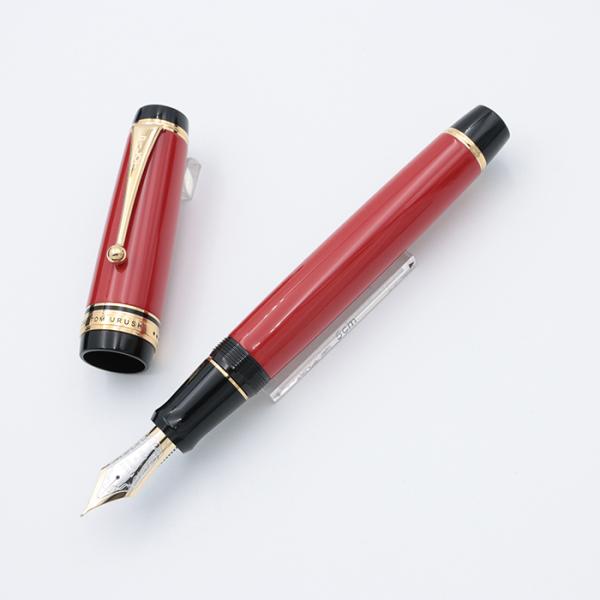 万年筆 PILOT パイロット 万年筆 カスタム URUSHI 朱