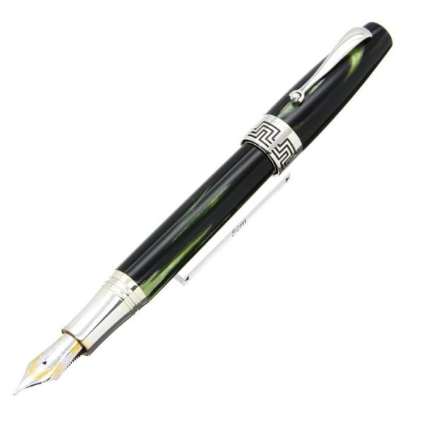 万年筆 Montegrappa モンテグラッパ 万年筆 エキストラ 1930 スターリングシルバー ...