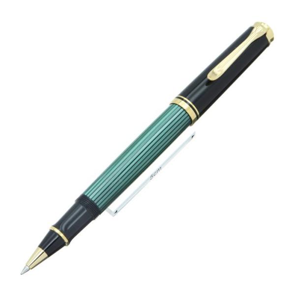 Pelikan ペリカン ローラーボール スーベレーン R400 グリーンストライプ【正規品】
