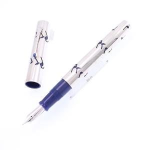 PARKER（パーカー） 万年筆 デュオフォールド チェック ブルーPT