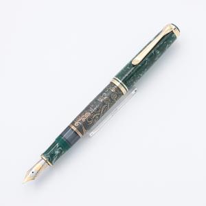 ペリカン Pelikan 万年筆 50s ペリカン 400NN 緑縞 Pelikan 400NN （中字） 14C
