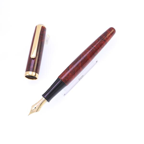 万年筆 プラチナ #3776 ブライヤー 中字 旧型/エボナイトペン芯 中古-並品 SAS対象