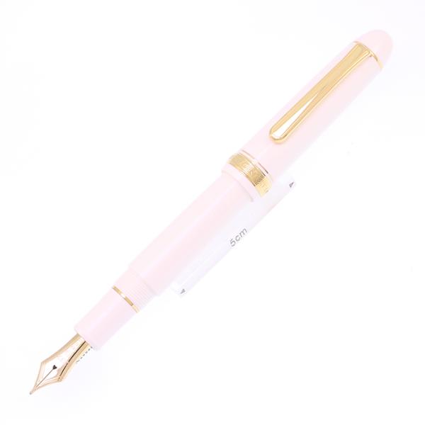 万年筆 プラチナ #3776 センチュリー シュノンソーホワイト 太字 中古-美品 SAS対象