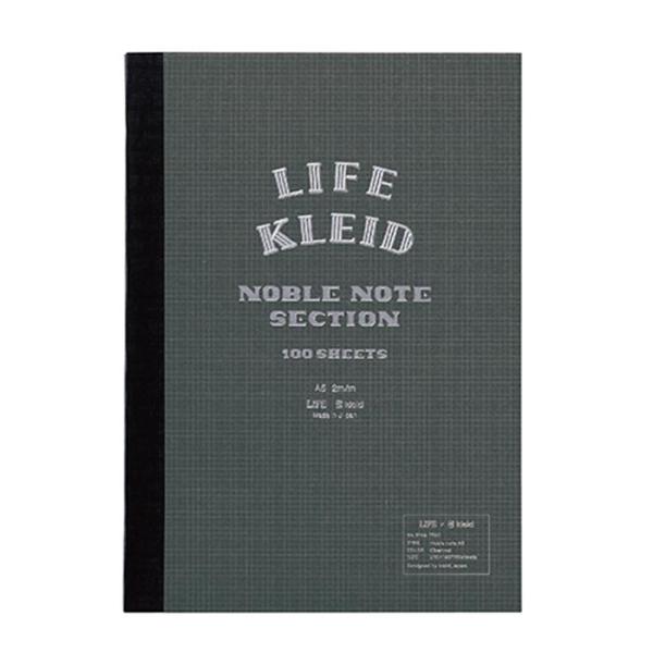 紙製品・ノート類 kleid クレイド ノート LIFE×kleid ノーブルノート チャコール A...