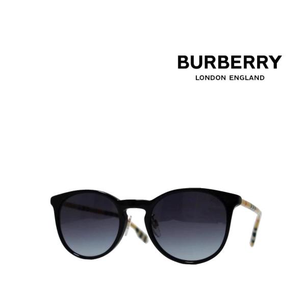 【BURBERRY】バーバリー　サングラス　BE4380D　3853/8G　ブラック　国内正規品