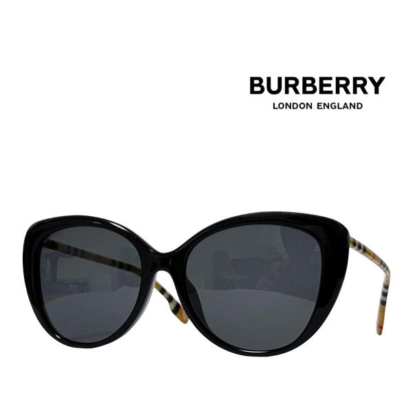 【BURBERRY】バーバリー　サングラス　BE4407F　3853/87　ブラック　フルフィットモ...