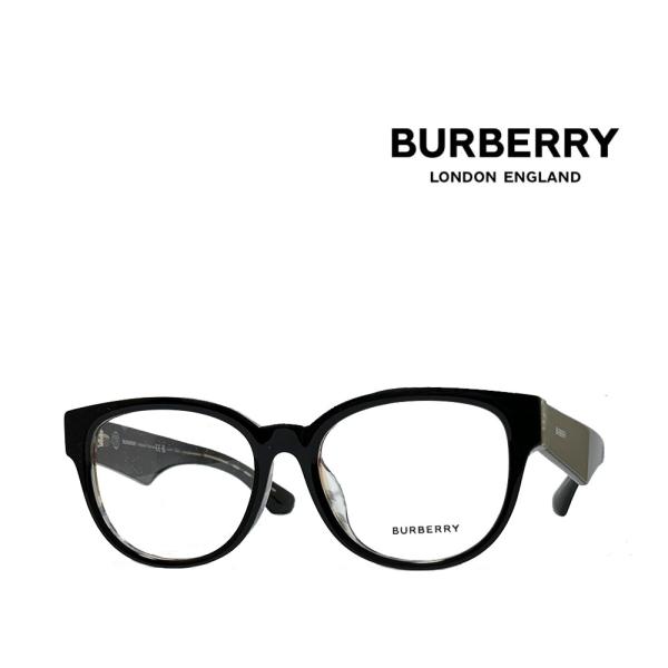 【BURBERRY】バーバリー　メガネフレーム　BE2410F　4121　ブラック　フルフィットモデ...