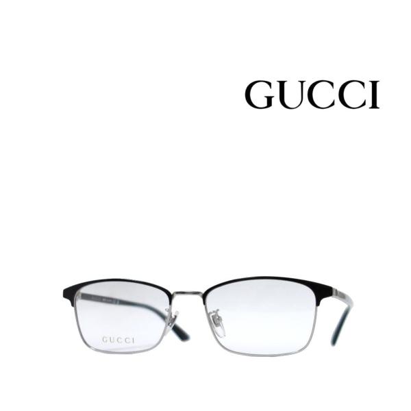 【GUCCI】　グッチ メガネフレーム　GG1475OJ　002　ブラック・シルバー　国内正規品