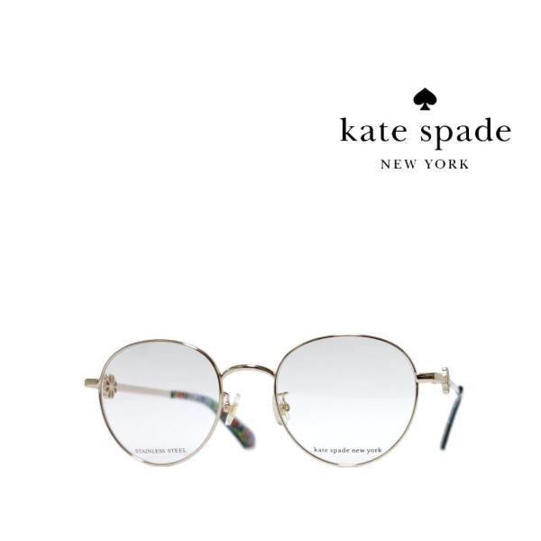 【Kate spade】 ケイトスペード　メガネフレーム　CAIA/F　J5G　ライトゴールド　国内...