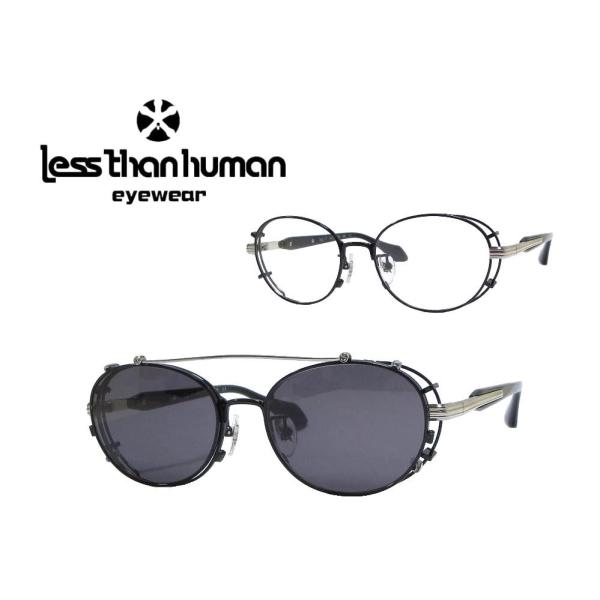 【LESS　THAN　HUMAN】  レスザンヒューマン　メガネフレーム　前掛け式サングラス 　KL...