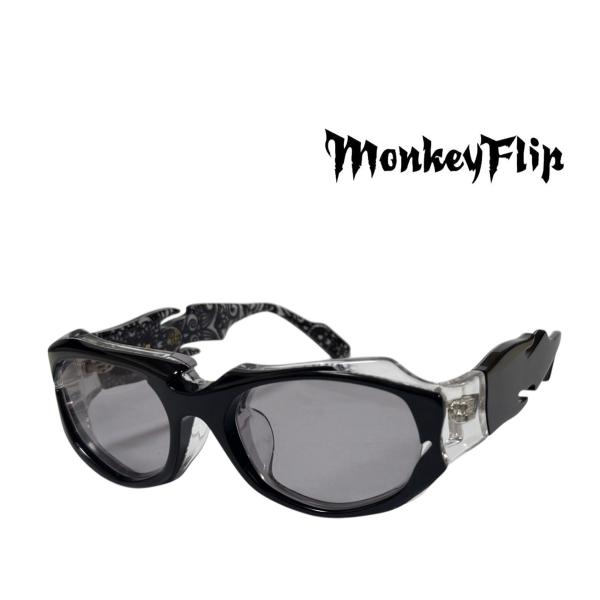 【Monkey Flip】　モンキーフリップ　サングラス　妙義　みょうぎ　C2　ブラック・クリア　人...
