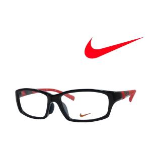 ナイキ メガネフレーム 7879AF 016 ブラック/レッド アジアンフィット 国内正規品