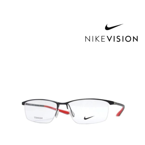 【NIKE VISION】  ナイキ メガネフレーム　6077AF　006　マットブラック　TITA...