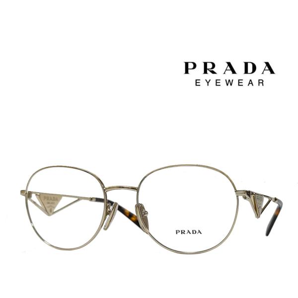 【PRADA】 プラダ　メガネフレーム　PR A50V　ZVN-1O1　ペールゴールド　国内正規品