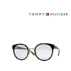 【TOMMY HILFIGER】トミー・ヒルフィガー　メガネフレーム　TH1823　086　ハバナ・ゴールド　国内正規品　｜kinglass