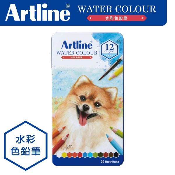 Artlineアートライン 水彩色鉛筆 12色 セット