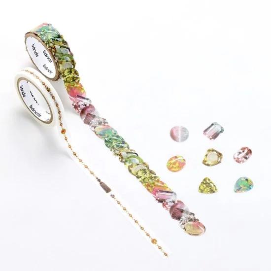 bande  1枚ずつめくれるマスキングテープ 宝石の降る街おひさまのカケラ