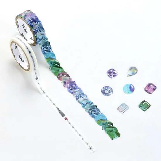 bande  1枚ずつめくれるマスキングテープ 宝石の降る街あこがれの星