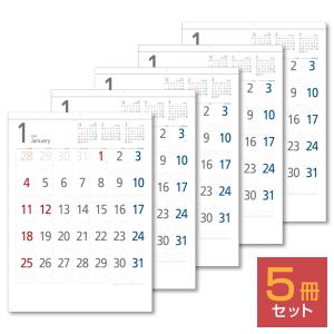 壁掛けカレンダー 2022年 スマートメモ B3 5部 キングコーポレーション カレンダー 壁掛け