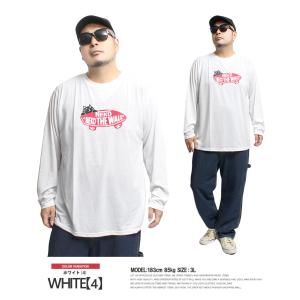 長袖 Tシャツ メンズ 大きいサイズ 猫 ブラ...の詳細画像3