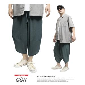 アラジンパンツ メンズ 大きいサイズ カット楊...の詳細画像3