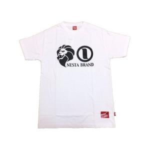 NESTA BRAND (ネスタブランド) BIG LION ポロシャツ /BLACK×WHITE 