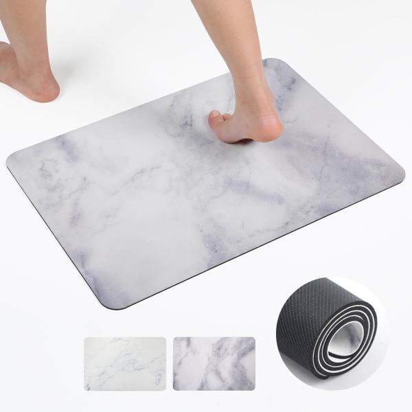 HOMEASY バスマット 珪藻土マッ ト 珪藻土 バスマット 速乾 瞬間 吸水 防臭 手洗い&amp;洗濯...