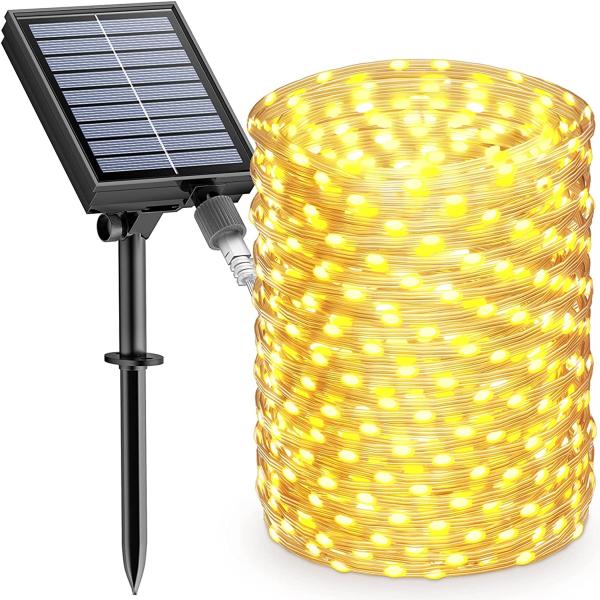 ソーラーライト KINGTOP イルミネーションライト ストリングライト クリスマスツリーライト ソ...