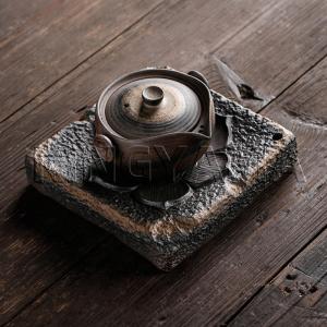 貯水式茶托  茶盤 セラミック製 茶托 中国式ティートレー