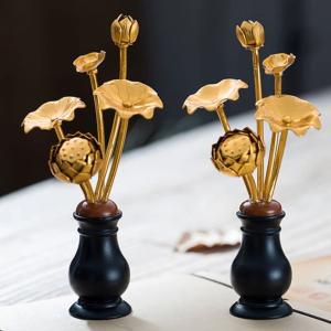 仏壇用　仏具　花たて2個セット 常花 仏花 常花セット 花立 お仏壇用仏具 蓮花 はすはな 花立