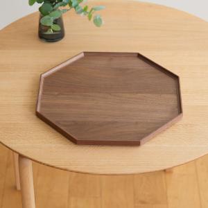 木製トレー 40×40cm 八角形 お盆 スタ...の詳細画像3