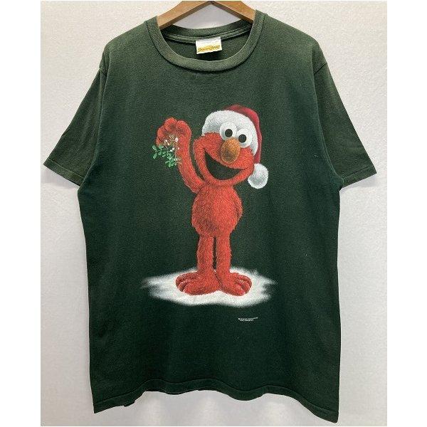 Sesami Street　Tシャツ　半袖　カットソー　トップス　クルーネック　プリント　キャラクタ...